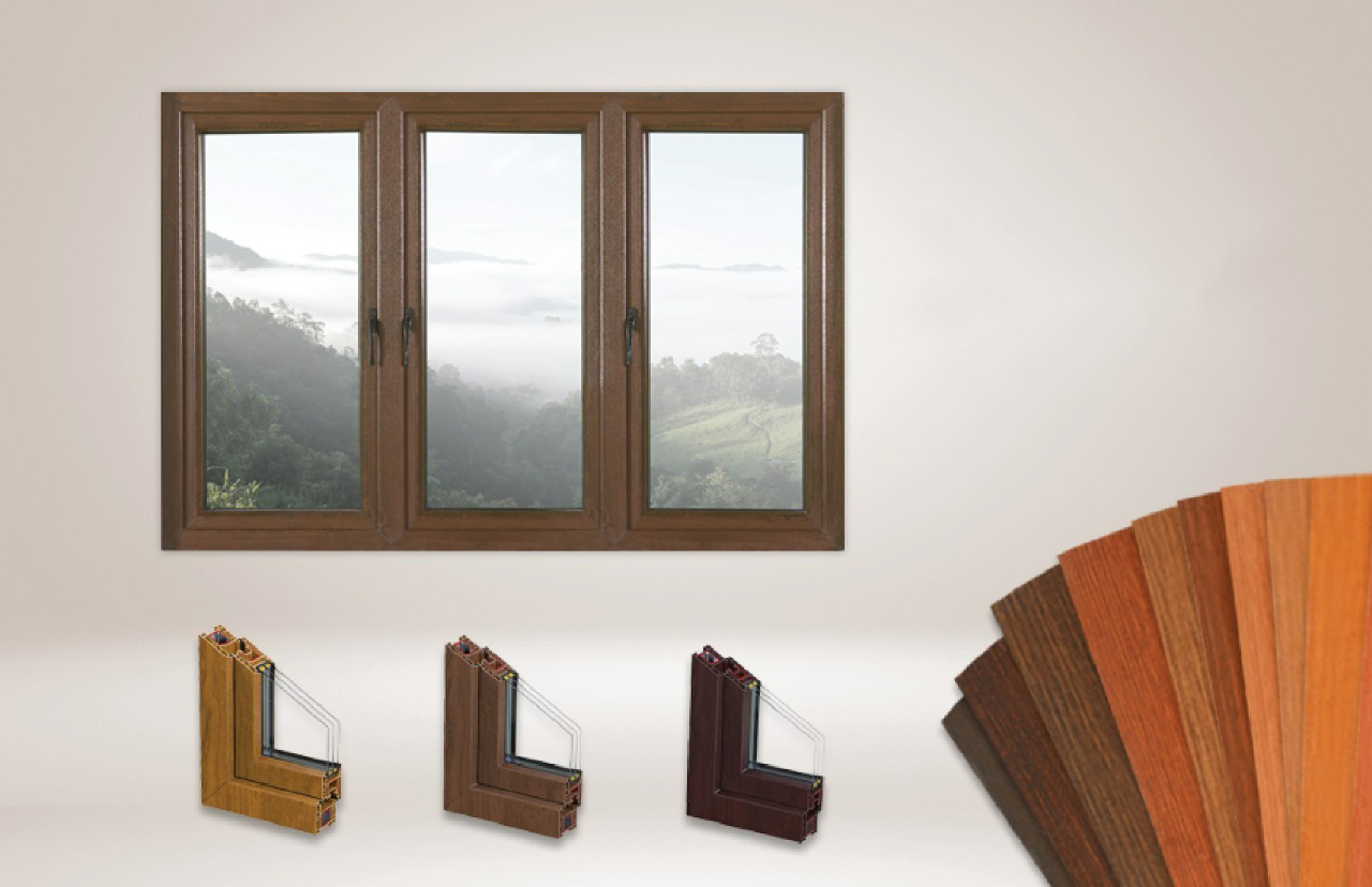 راهنمای جامع خرید پنجره UPVC طرح چوب