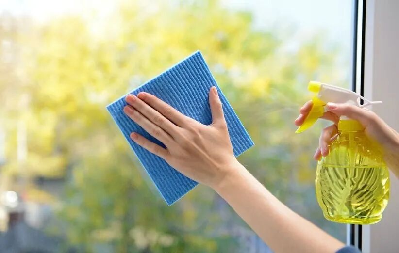 بهترین روش تمیز کردن پنجره دوجداره | راهنمای کامل و اصولی
